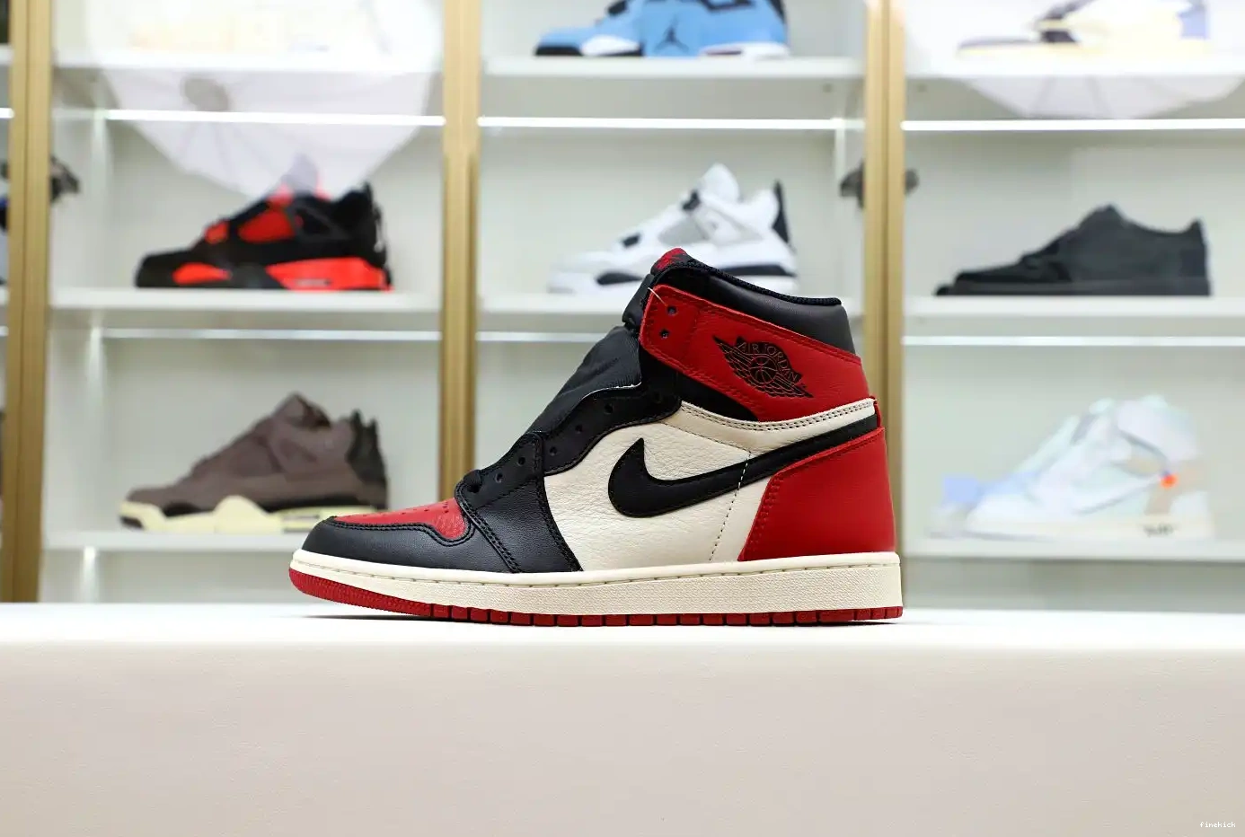 AIR HIGH TOE' RETRO JORDAN 'BRED 1 OG 0706